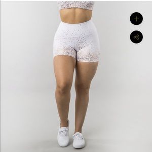 Buffbunny rose shorts